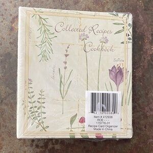 Meadowsweet Kitchen Collected Recipes Cookbook 3Ring Binder. Tabs,Cards,Sleeves